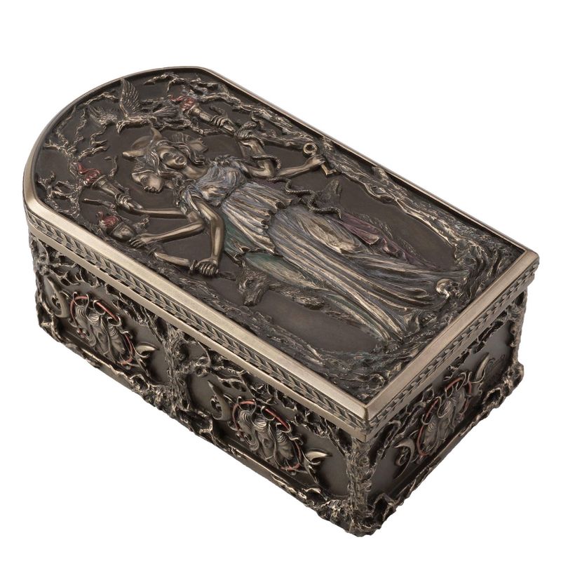 2 1/2 Inches Hecate Triple Goddess Trinket Box CCB