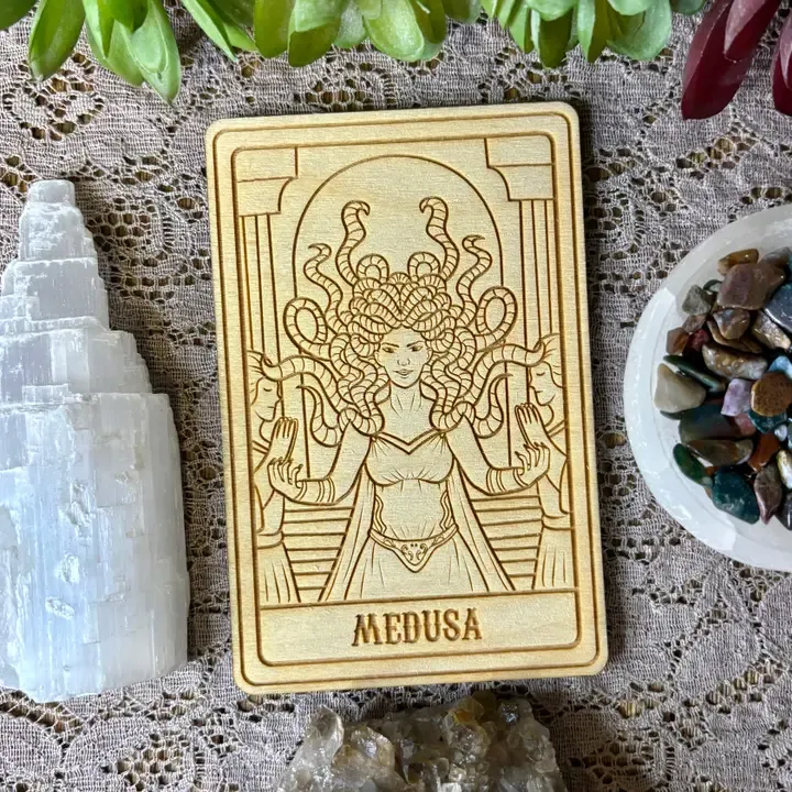 Medusa Deity Card