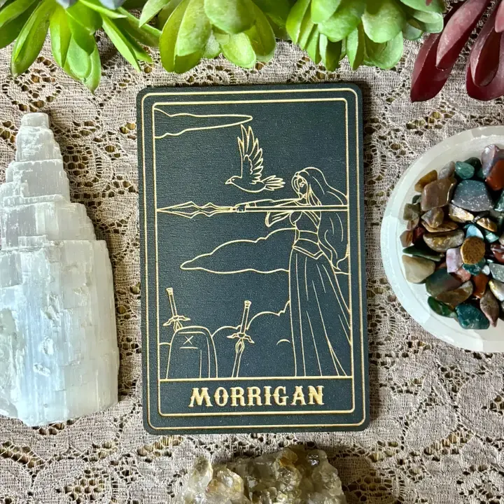 Morrigan Deity Card