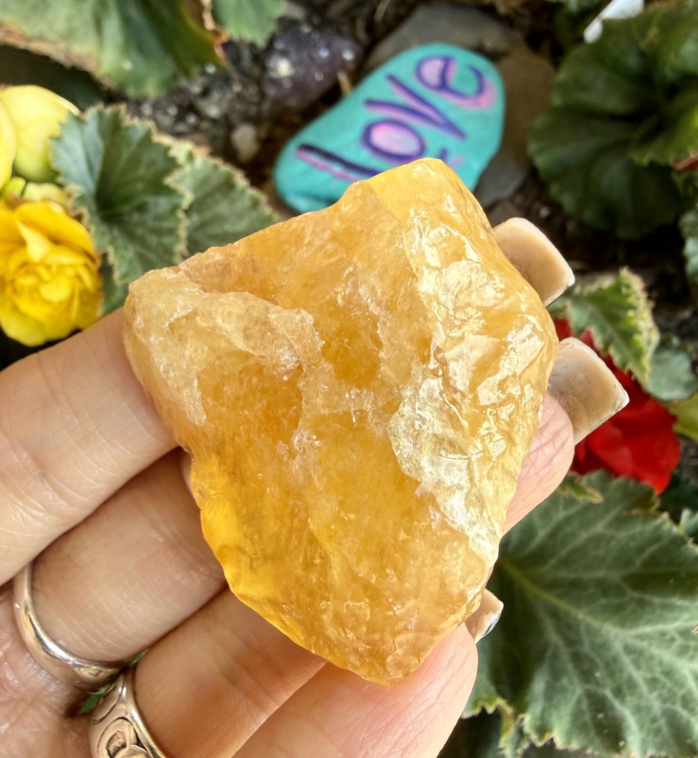Orange Calcite Raw Celestial Dancer