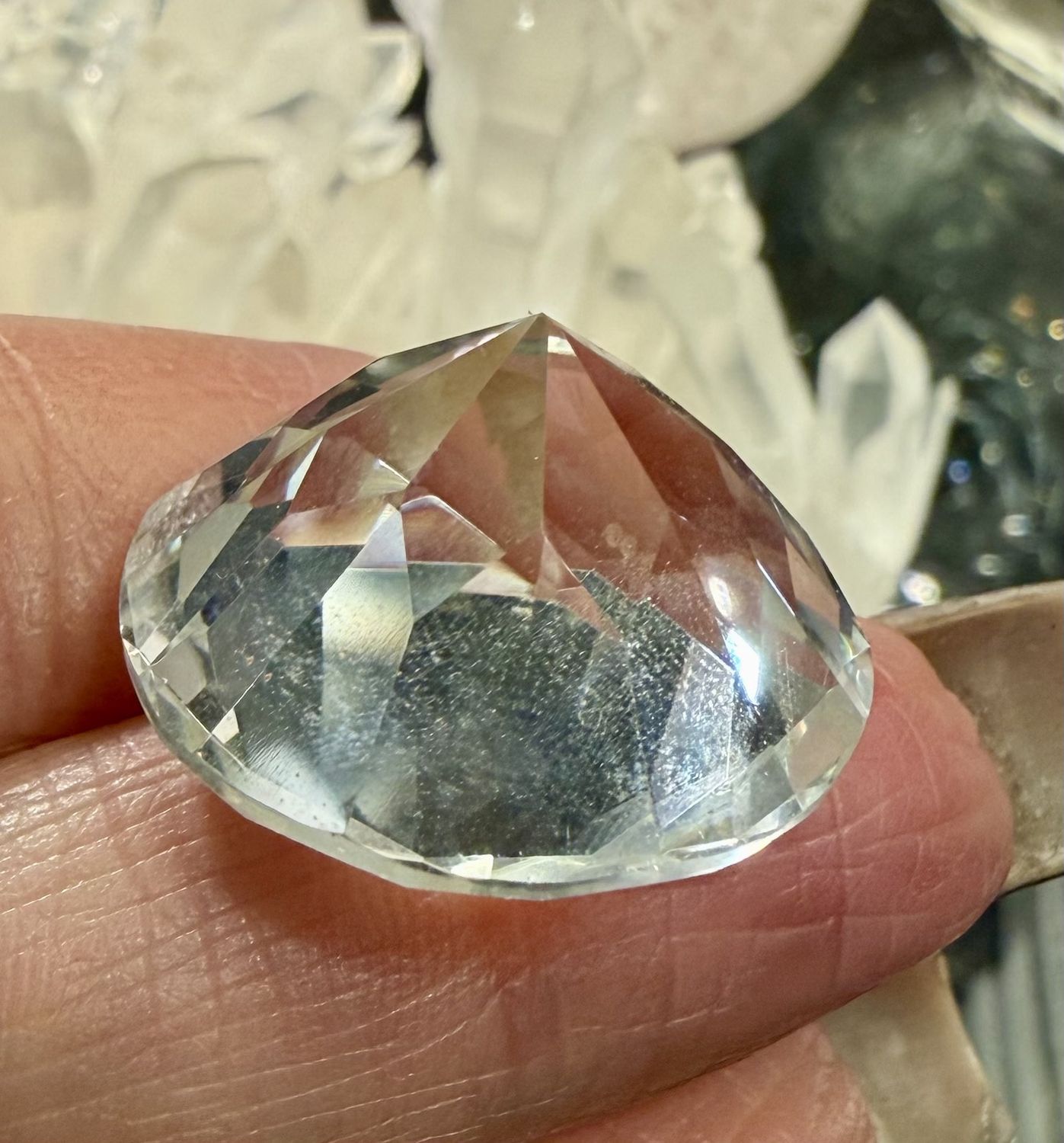 Water Clear Quartz Diamond