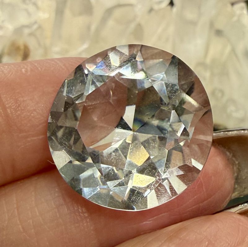 Water Clear Quartz Diamond