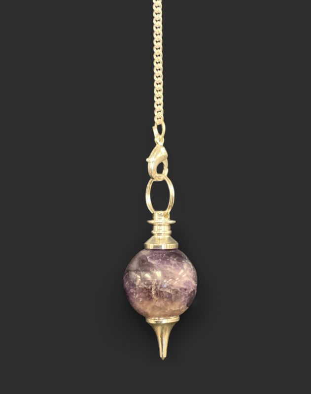 Amethyst Sphere Pendulum