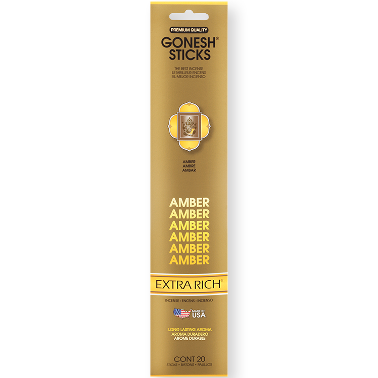 Amber Incense Sticks Gonesh
