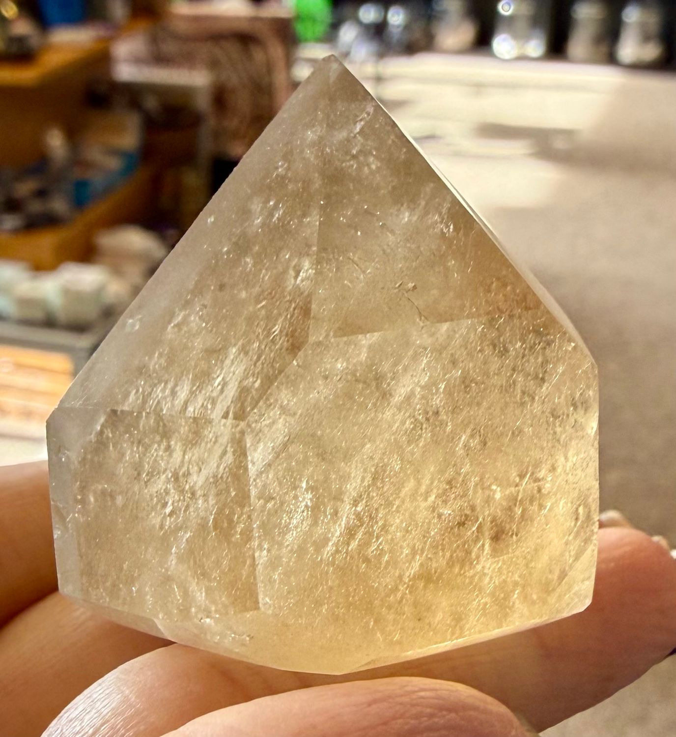 Natural Citrine Point