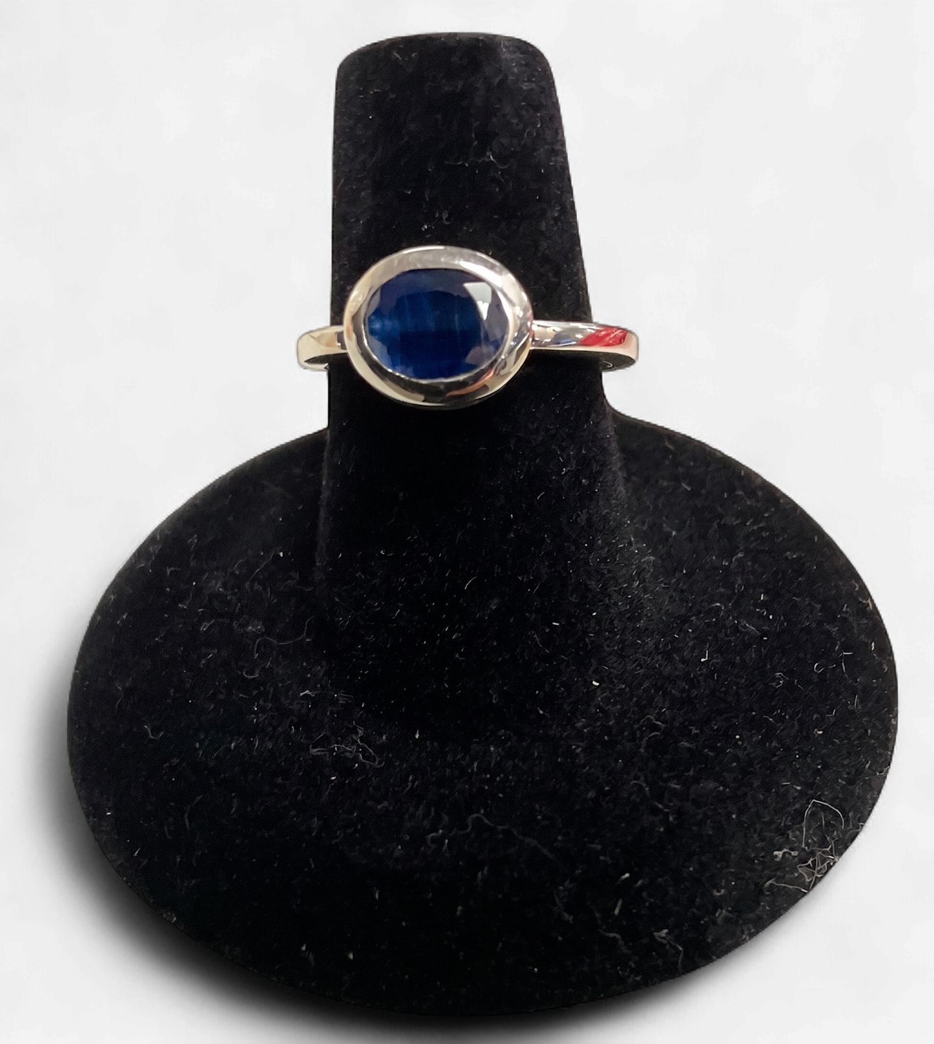 Stone Power Blue Kyanite Ring sz 6