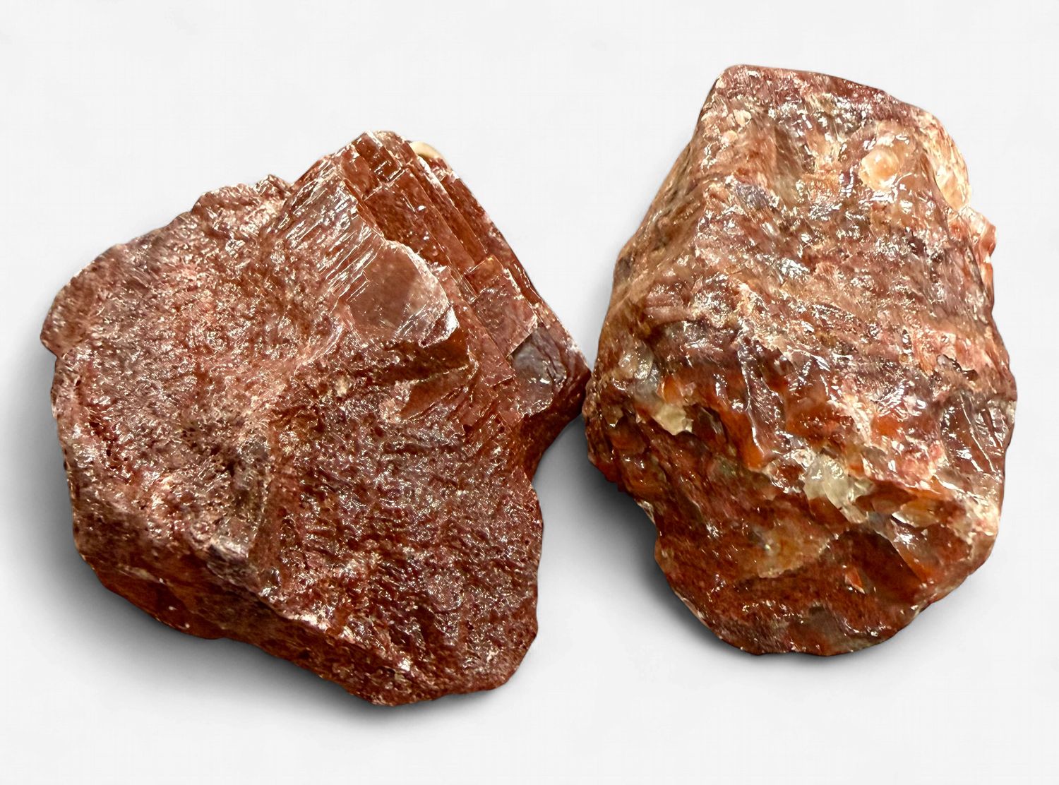 Raw Red Calcite