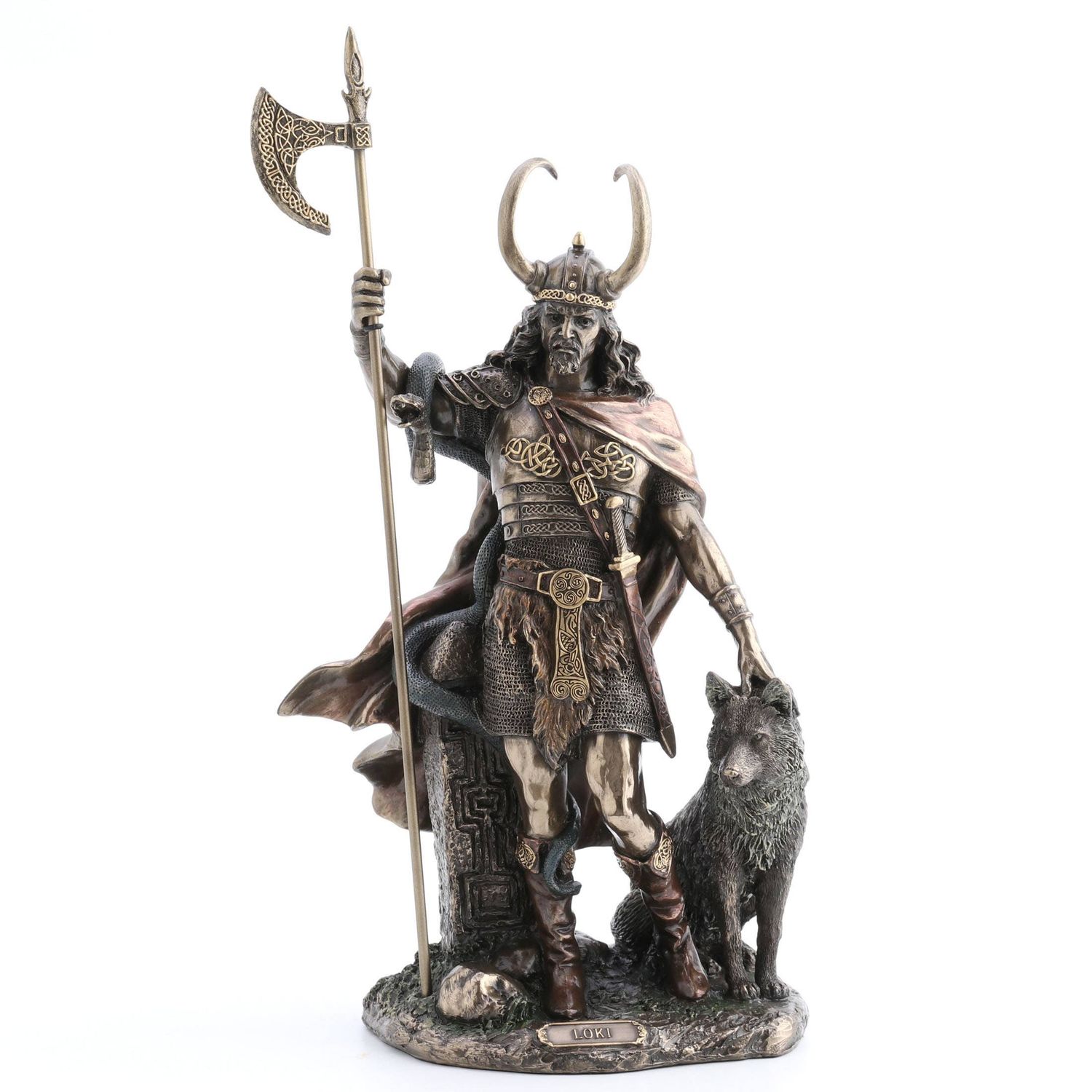13 3/4 Inches Norse God Loki CCB