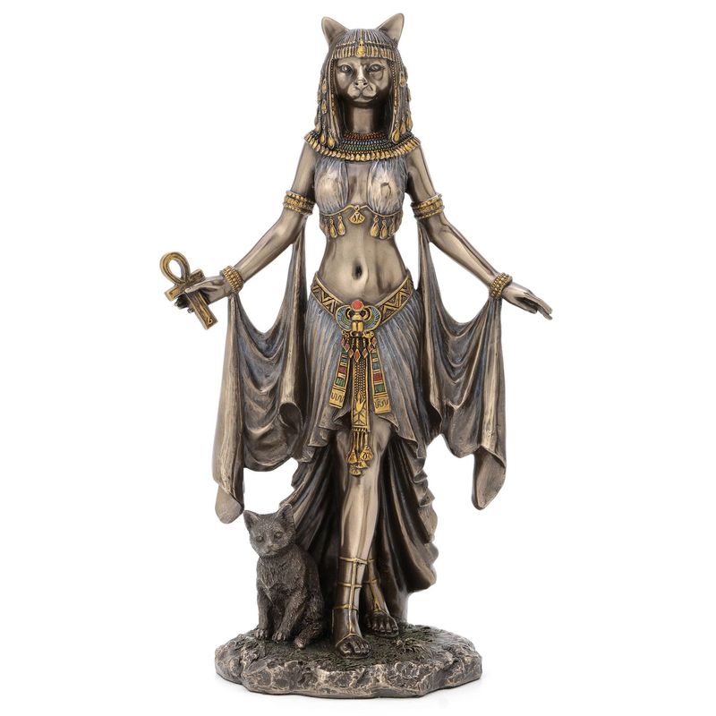 10 Inches Bastet Egyptian Goddess Of Protection CCB