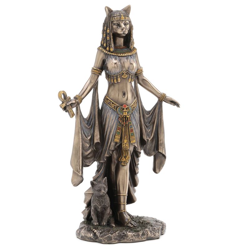 10 Inches Bastet Egyptian Goddess Of Protection CCB