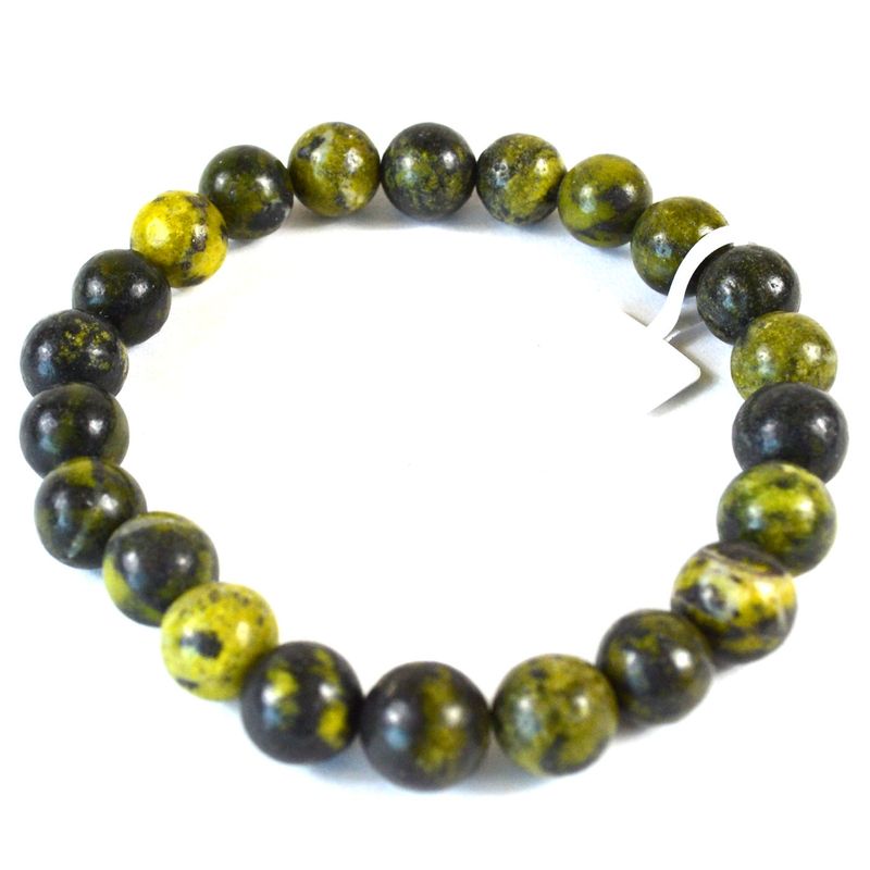 Serpentine 8mm Bead Bracelet
