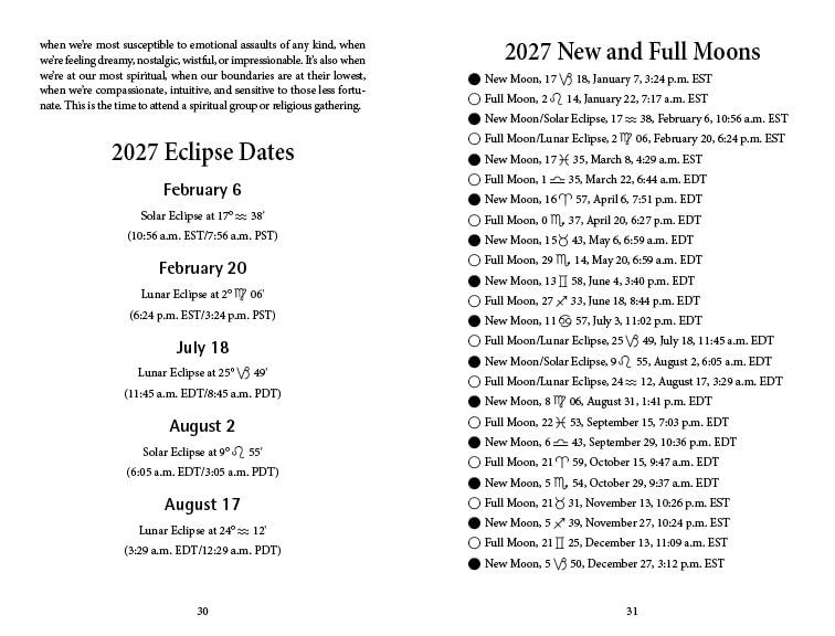 LLewellyn's 2027 Daily Planetary Guide