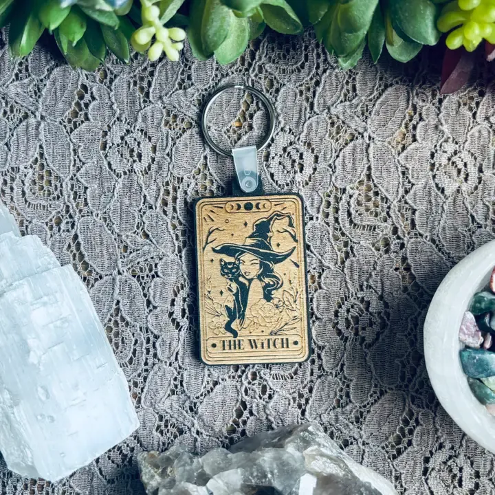 The Witch Tarot Keychain