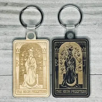 The High Priestess Tarot Keychain
