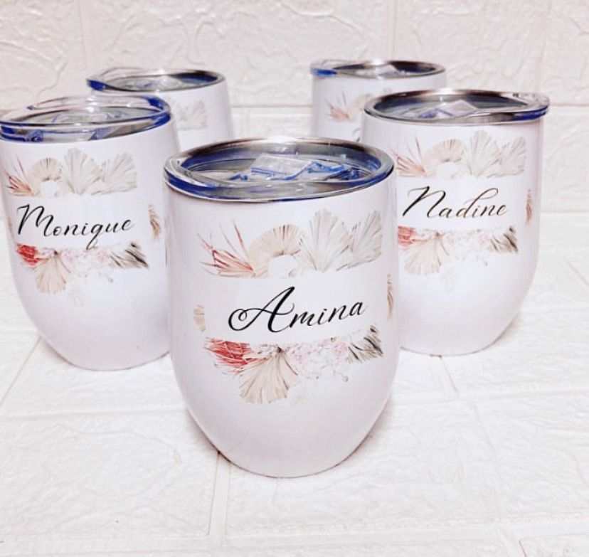 White Double Walled Tumbler