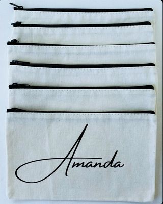 Canvas Cosmetic Bag