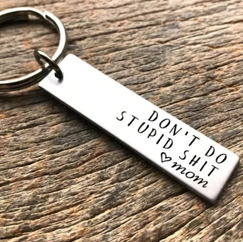 Silver Key Chain