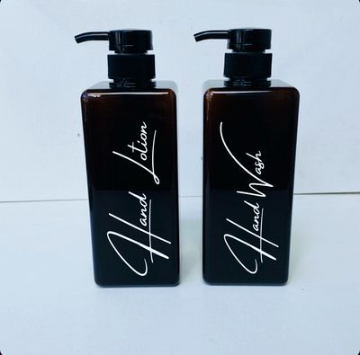500ml Pump Bottles With Vinyl