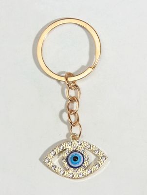 Evil Eye Key Chain - Gold