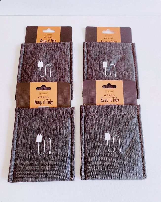Novelty Charger / Cable Pocket (Keep It Tidy) - 10 x 12cm