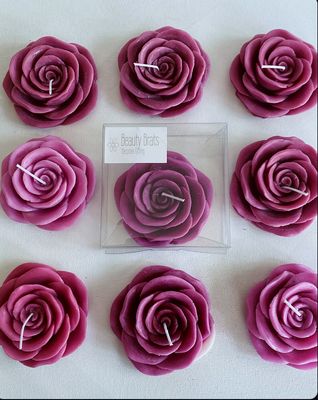 Rose And Vanilla Infused Candles