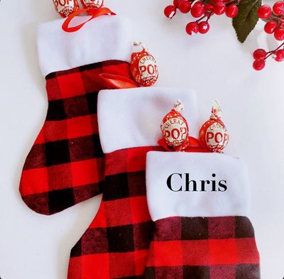 Personalised Mini Christmas Stockings