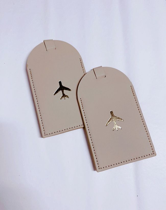 Luggage Tag - Beige