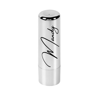 Personalised Silver Lip Balm