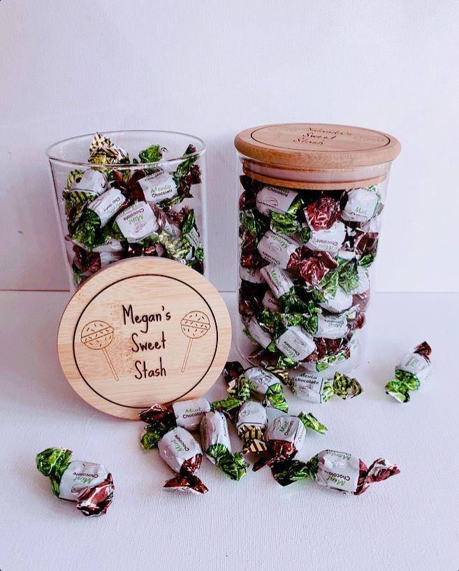 Engraved Sweet Jar