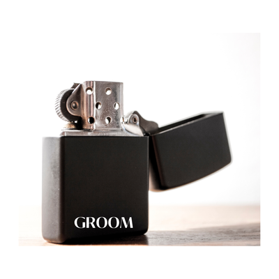 Stainless Steel Black Lighter