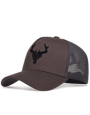 Antler Embroidered Cap