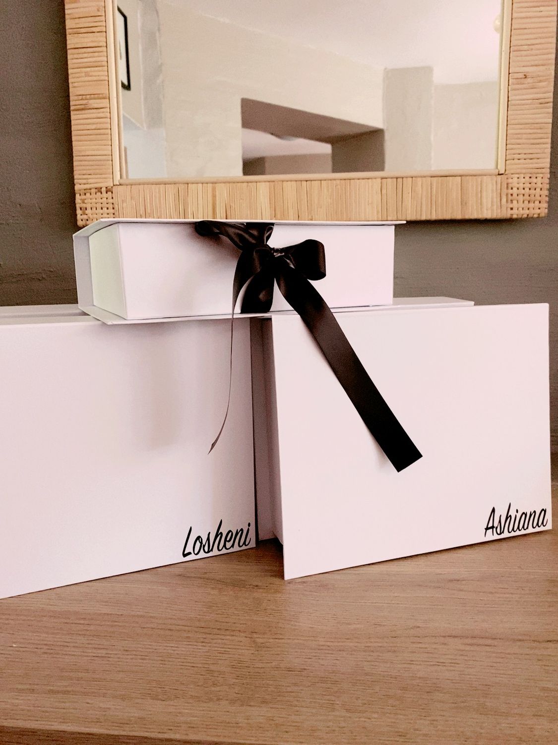 White Gift box with Flip Lid