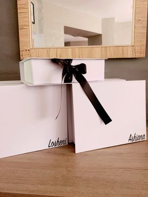 White Gift box with Flip Lid