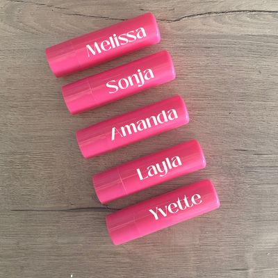 Personalised Lip Balm - Pink
