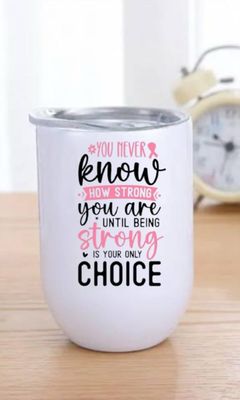 White Double Walled Tumbler