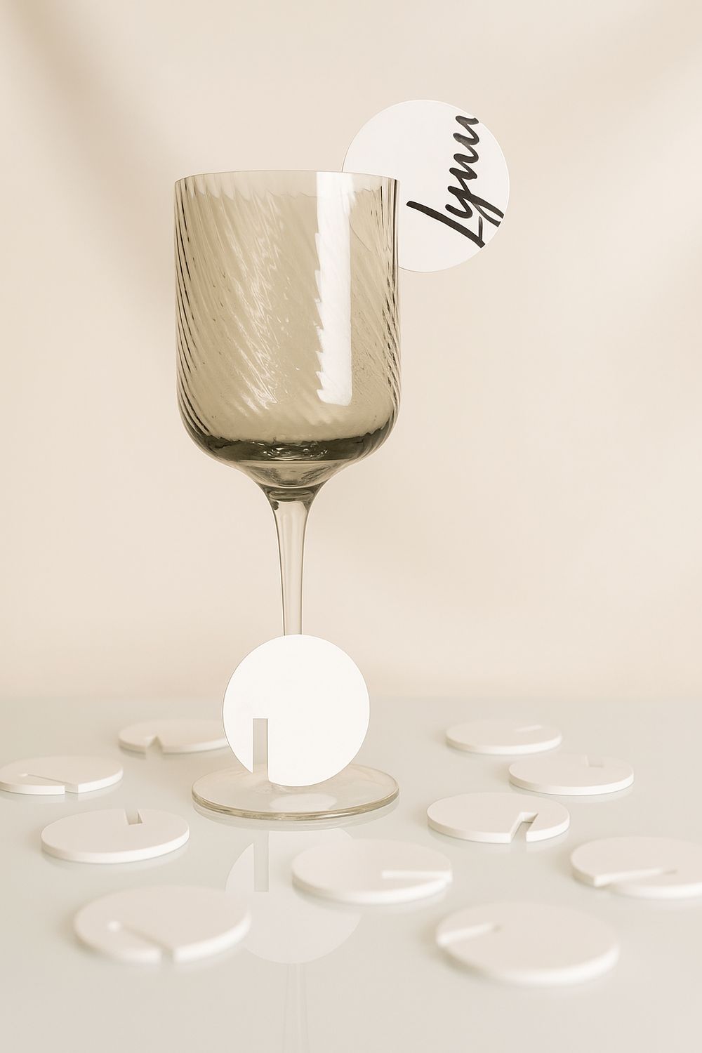 Acrylic Glass Tags - Blank