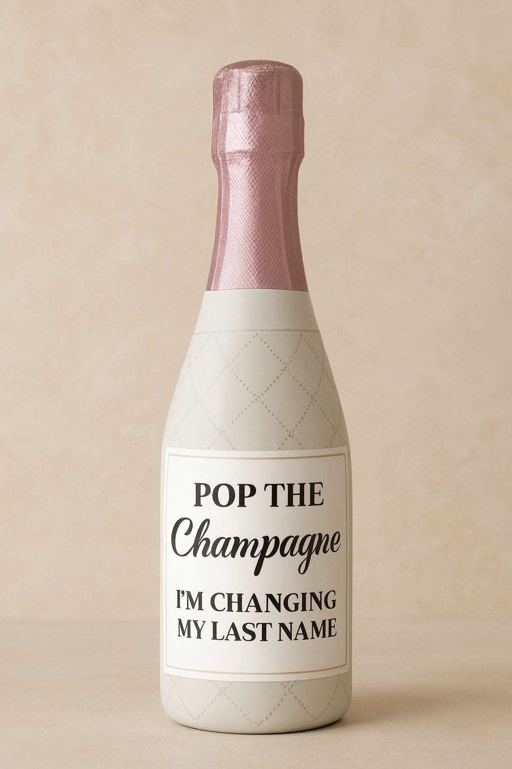 Personalised Champagne Bottle