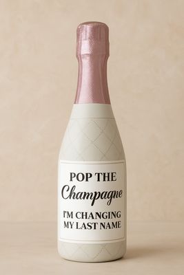 Personalised Champagne Bottle