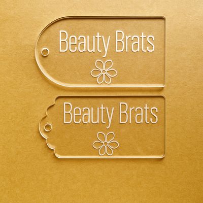 Engraved Clear Acrylic Tags