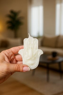Hamsa Hand Candle