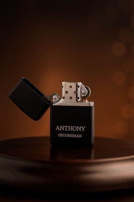 Stainless Steel Black Lighter