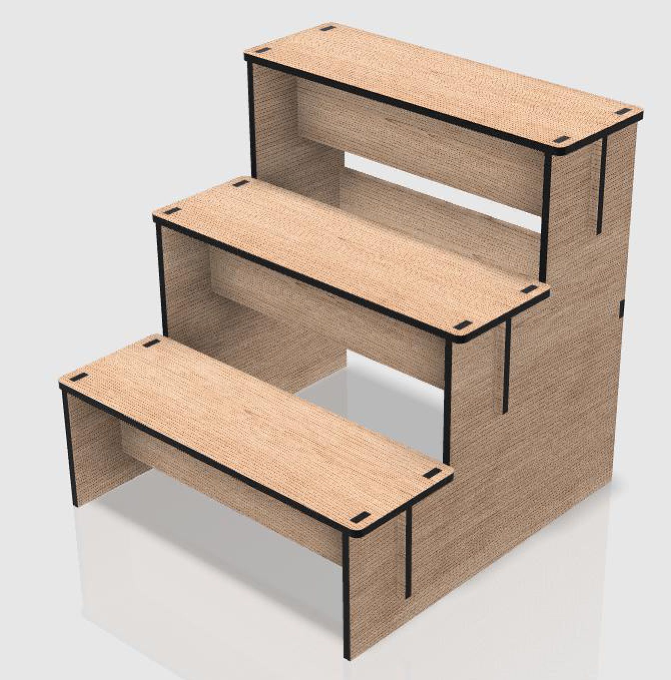 Shelf Raisers - 3 Tier