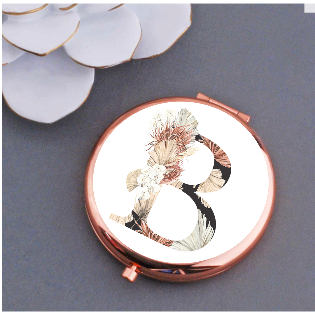 Rose Gold Compact Mirror