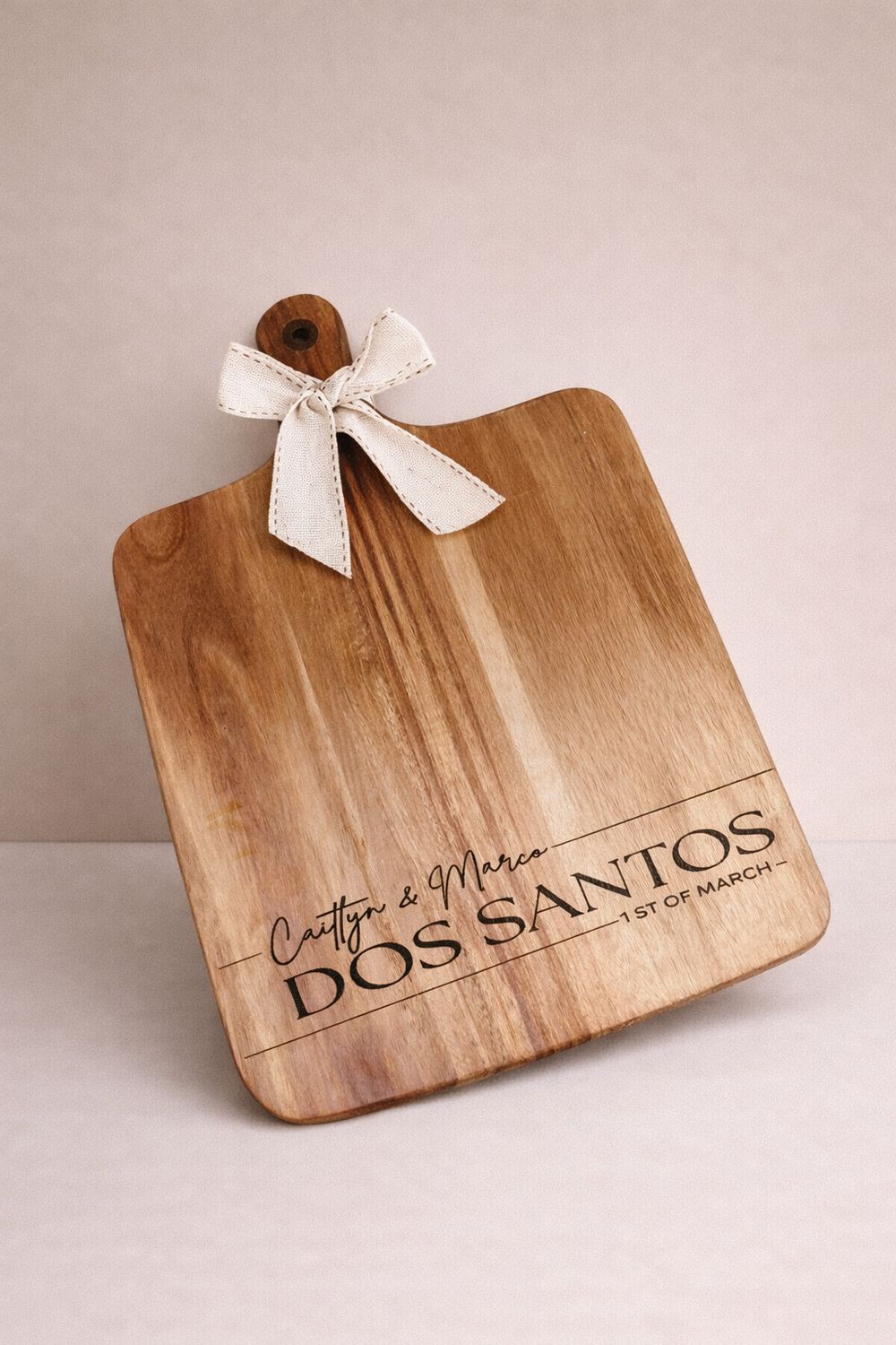 Engraved Paddle Breadboard