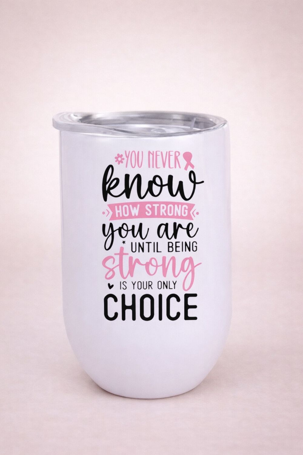 White Double Walled Tumbler