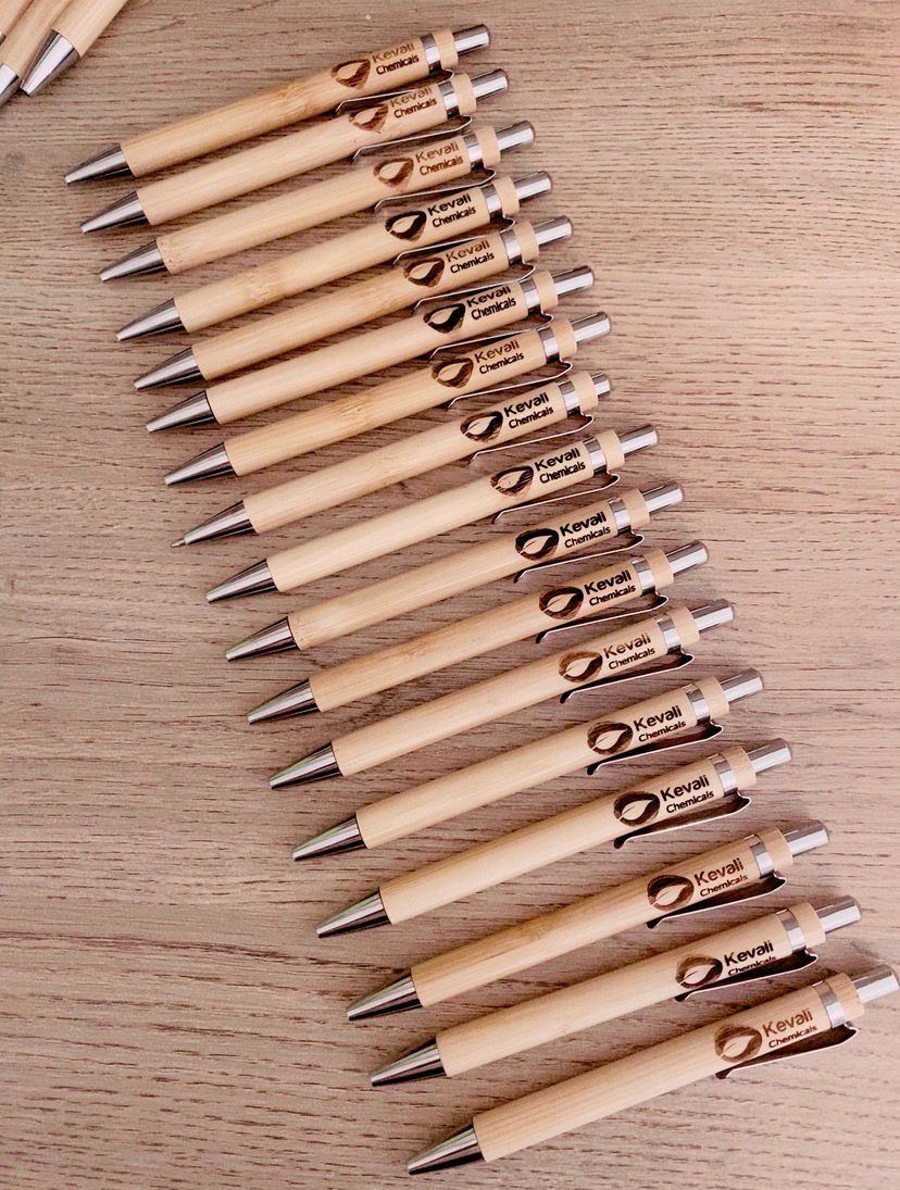 Laser Engraved Bamboo Pen