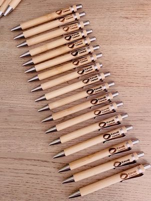 Laser Engraved Bamboo Pen