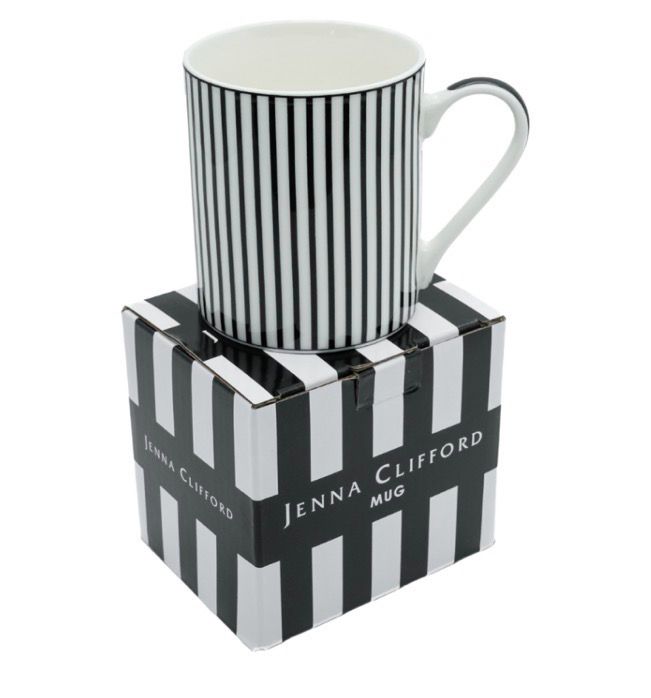 JENNA CLIFFORD – Ivory Noir Mug