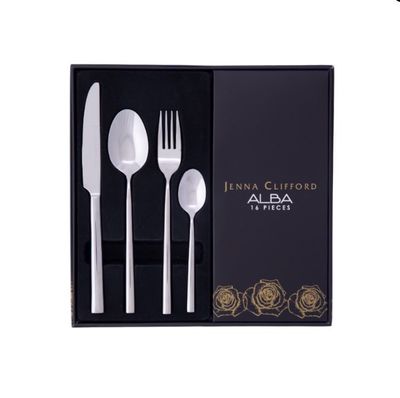 JENNA CLIFFORD – Alba 16 piece Cutlery Set