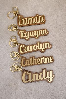 Personalised Double Layer Key Chain